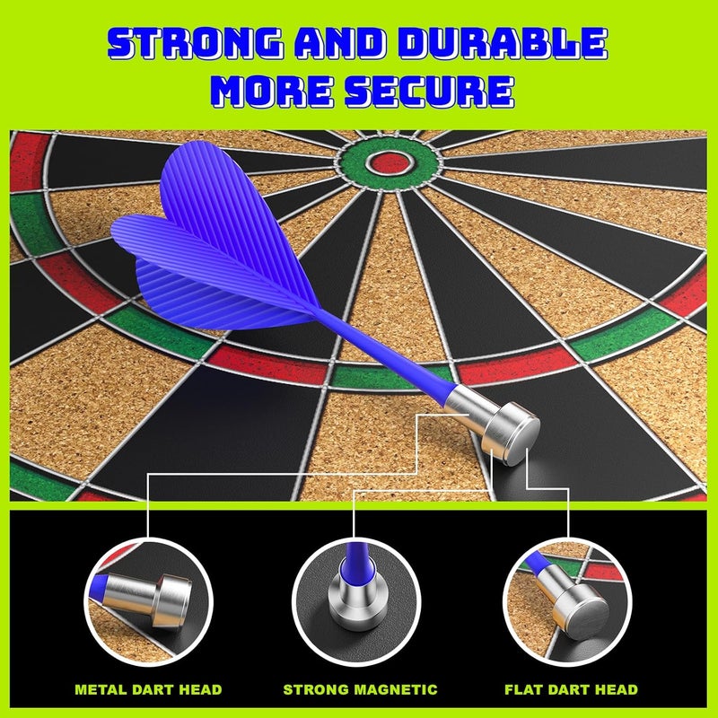 Beayuck Magnetic Dart Board for Kids Indoor Outdoor Kids Games and Party Games, Christmas Birthday Gifts Toys for Boys Age 3-12 - Image 4